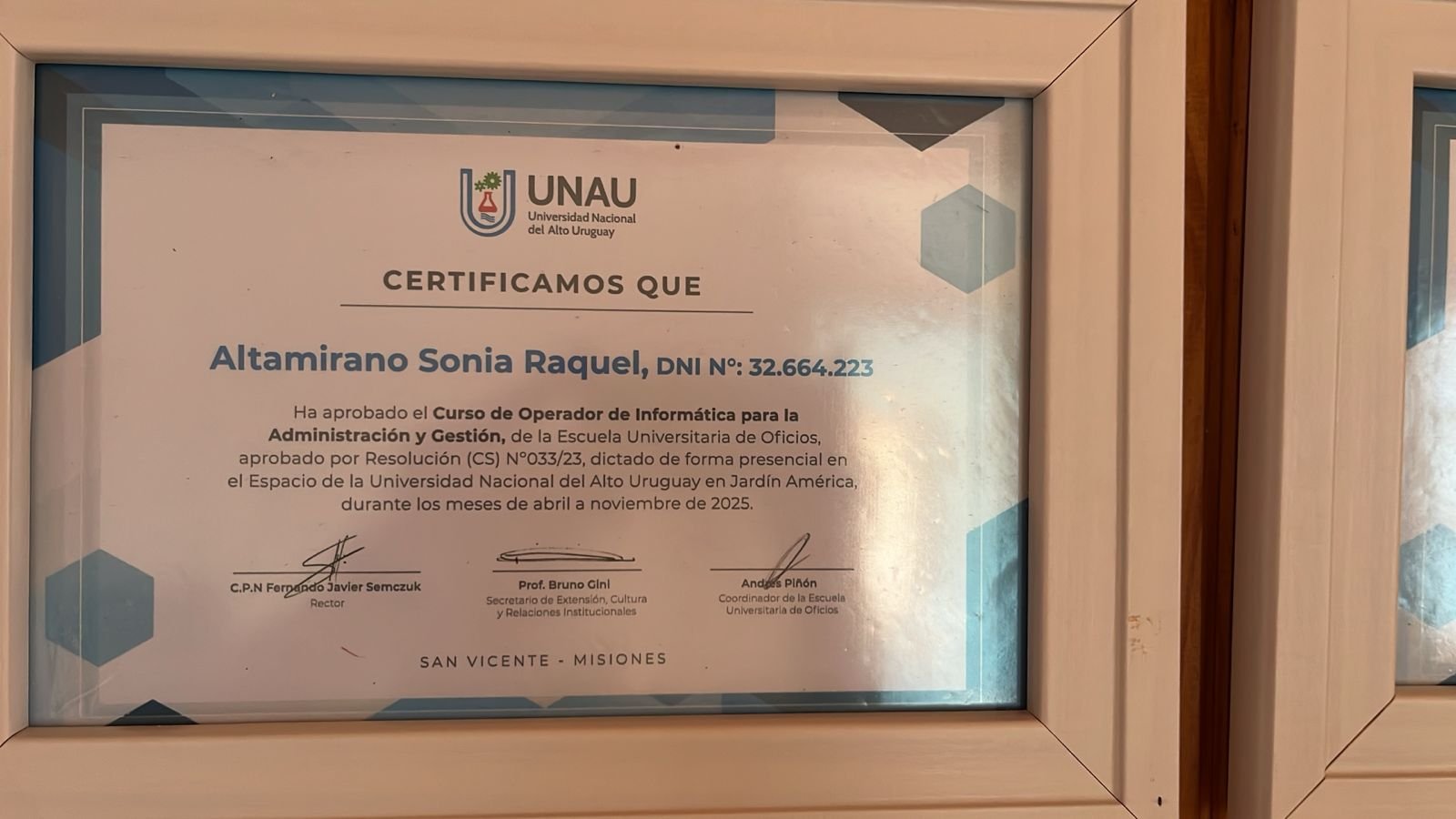 Certificado de Operador de Informática para la Administración y Gestión